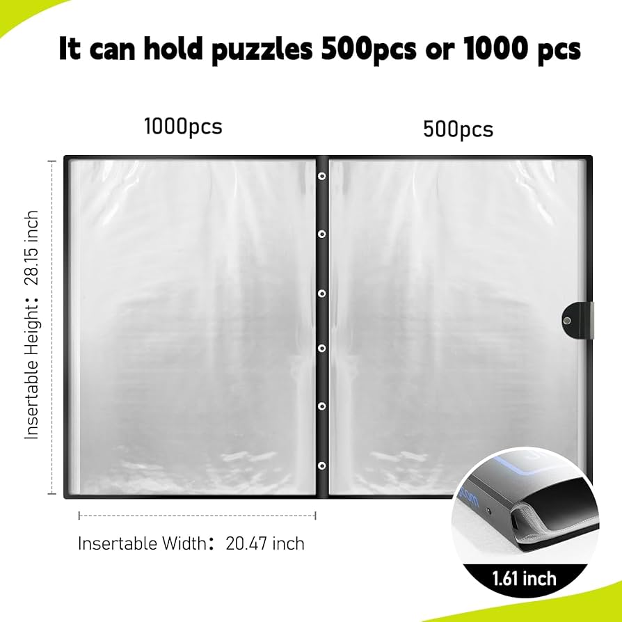 Amazon.com: ALL4JIG Puzzle Storage Folder Keeper for Jigsaw